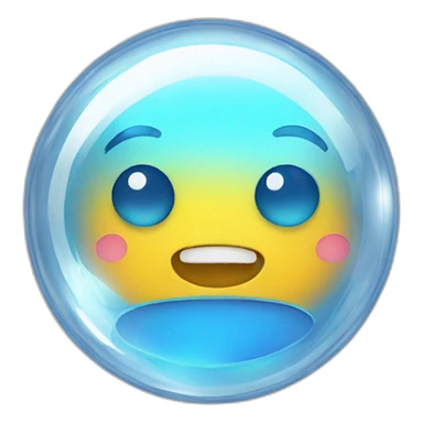 Electric bubble glass  sticker