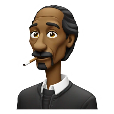 Snoop dog smoking  sticker