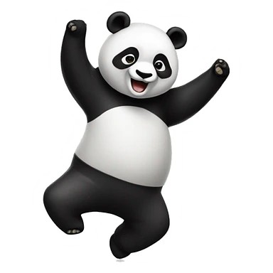 Panda qui danse  sticker