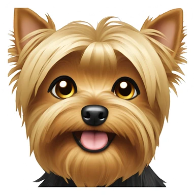 Cute yorkie dog sticker