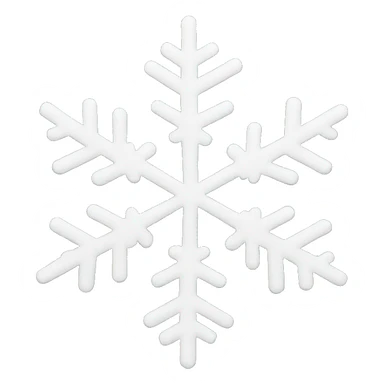 snowflake sticker