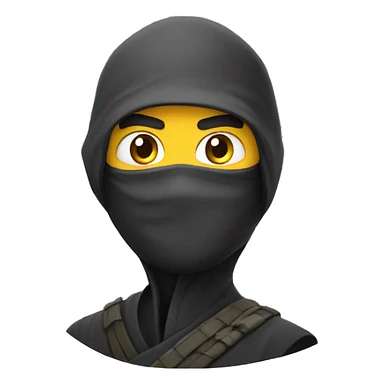 confused ninja sticker