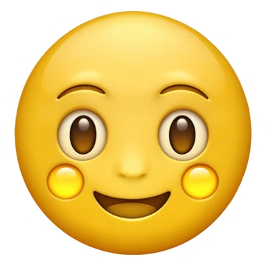 Normal emoji with flickering lights sticker
