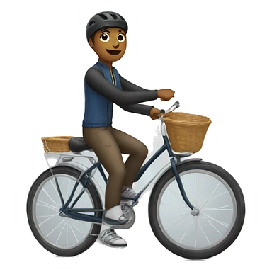 Moi sur un vélo  sticker