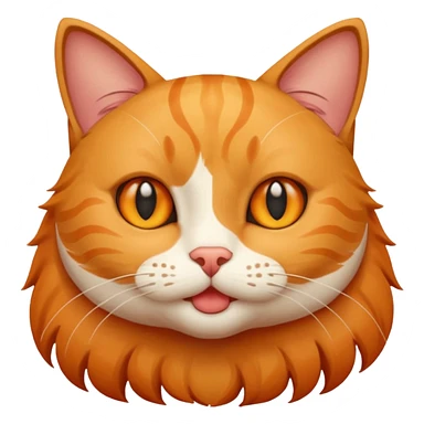 Cat with fun sticker