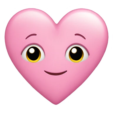 pink love heart  sticker