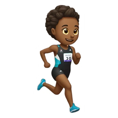  athlete finish line sticker