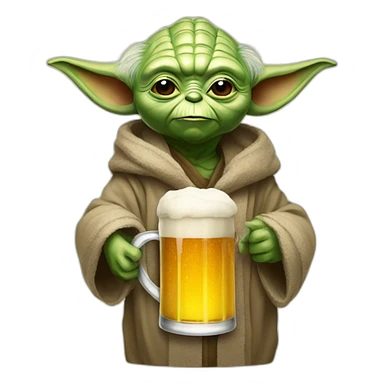 Yoda-drink-beer sticker