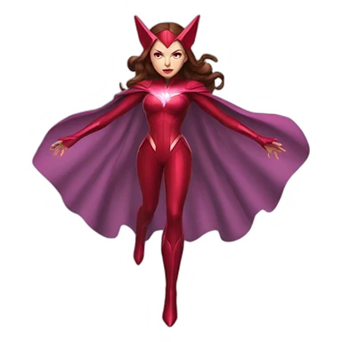 Scarlet Witch form Marvel sticker