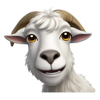 chill goat sticker