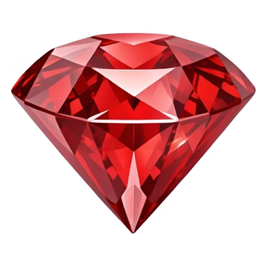 Red diamond sticker
