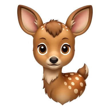 Make a fawn(roe animal) sticker