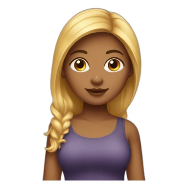 Petite curvy girl sticker