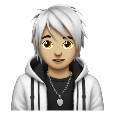 emo boy with piercings sticker