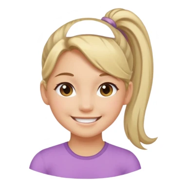 Girl sticker soft sticker