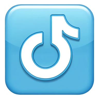 Badge bleu tiktok sticker