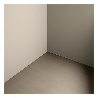 a room corner with two walls, high-angle view, modern style sticker