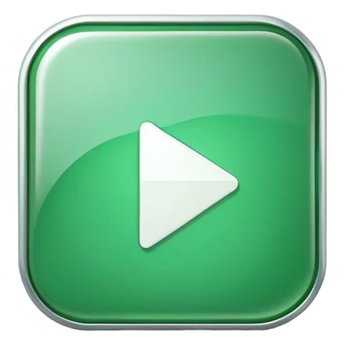 green play button sticker