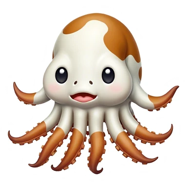 Cow squid mellow  sticker