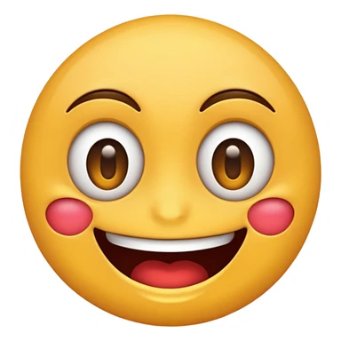 make a devious emoji where the emojis face is a devious smile but no emotion in its eyes sticker