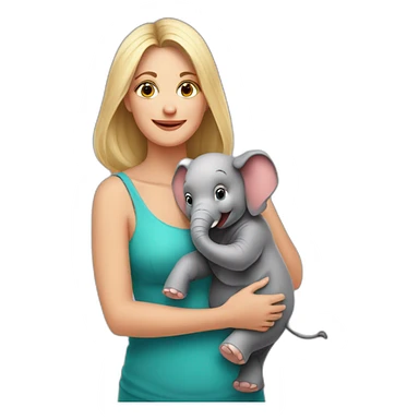 Mama-elefant pe jos sticker