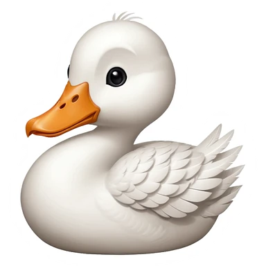 cute goose with a dollar sign in its beak sticker