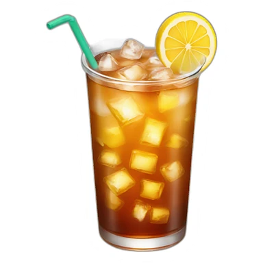 Ice tea chart sticker