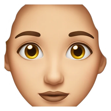 giant eyebrows sticker