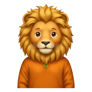 lion wearing jumper sticker