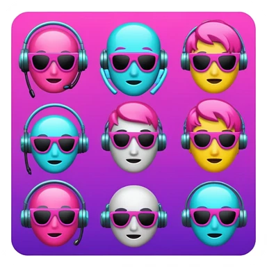 devops cyberpunk vaporwave hacker themed emoji pack sticker