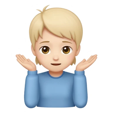Cute chibi character emoji, looking awkward and embarrassed. 
Scratching the back of their head. 
Nervous smile, slight blush, eyes looking away. 
Small timid posture. 
Simple 2D flat style, pastel colors, clean outline, transparent background. sticker