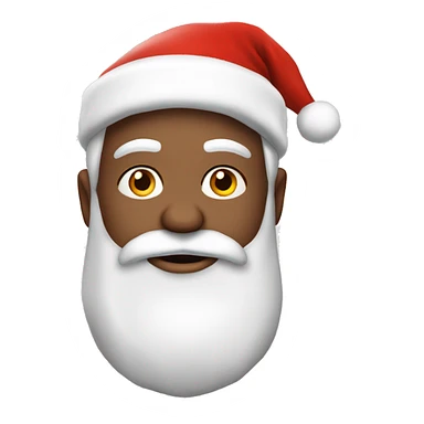 père Noël avec cadeau est costume rouge et barbe blanche sticker