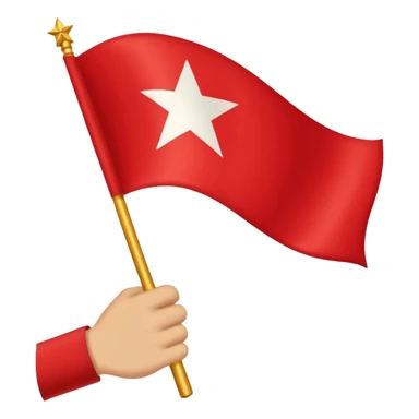 Le drapeau de mouvement militant des jeunes révolutionnaire sticker