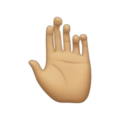 Mano escribiendo sticker