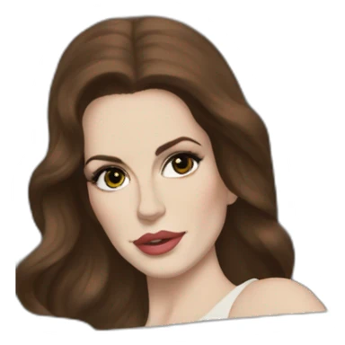 lana del rey driving a chevrolet sticker