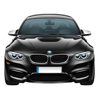 black bmw sticker