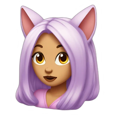 Doja cat thinking sticker