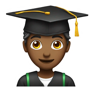 student with student cap  sticker