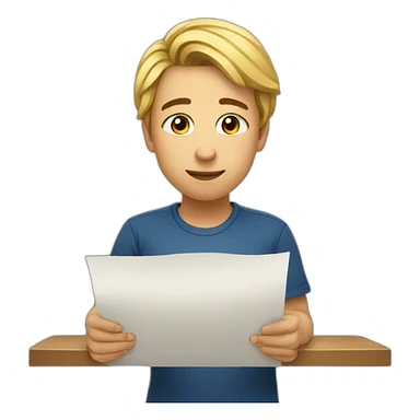 signing looking up sticker