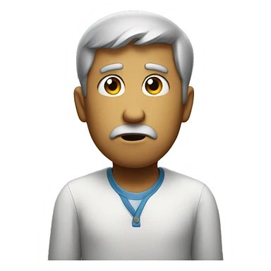 Confused and thinking sticker