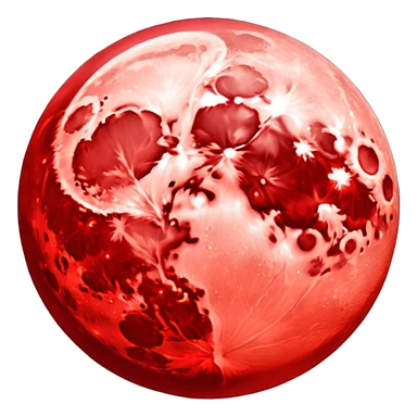 Crimson Moon sticker