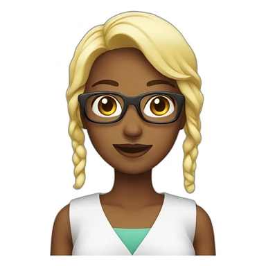 vide maker girl sticker