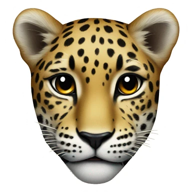 Heart a leopardo sticker