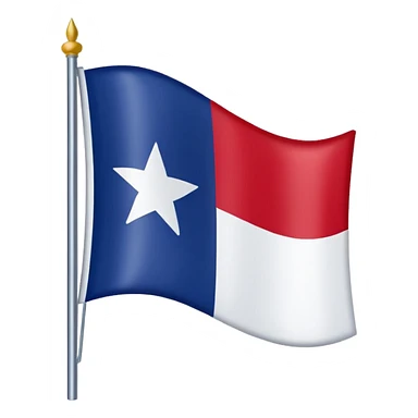 Texas flag sticker
