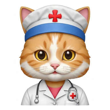 animal cat nurse sticker