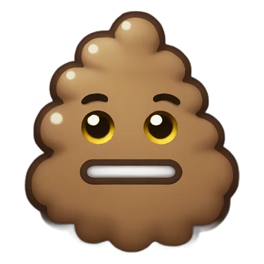pixel art poop sticker