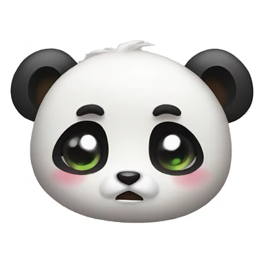 Cry panda cute love sticker