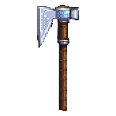 iron pickaxe from Minecraft sticker