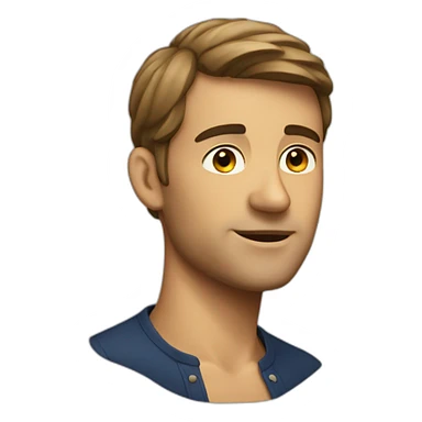 A french guy sticker