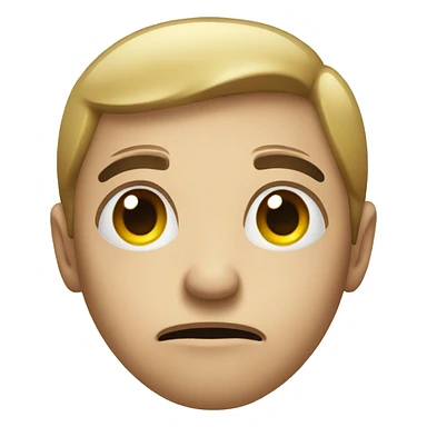 suspicious face sticker